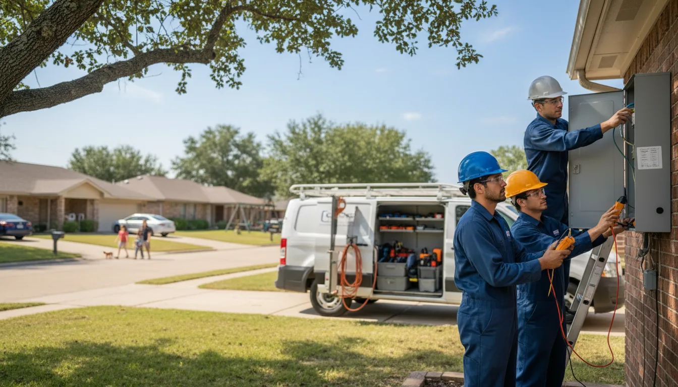 Certified electrician providing emergency electrical services in Corydon, IN